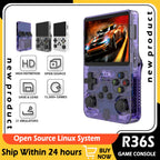 128GB R36S Retro Handheld Video Game Console Linux System 3.5 Inch IPS Screen Portable Pocket Video Player 64GB Games Boy Gift