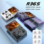 128GB R36S Retro Handheld Video Game Console Linux System 3.5 Inch IPS Screen Portable Pocket Video Player 64GB Games Boy Gift